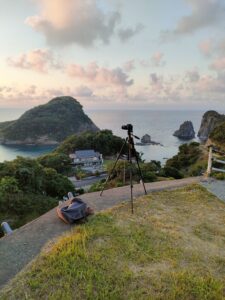 香美町で撮影準備